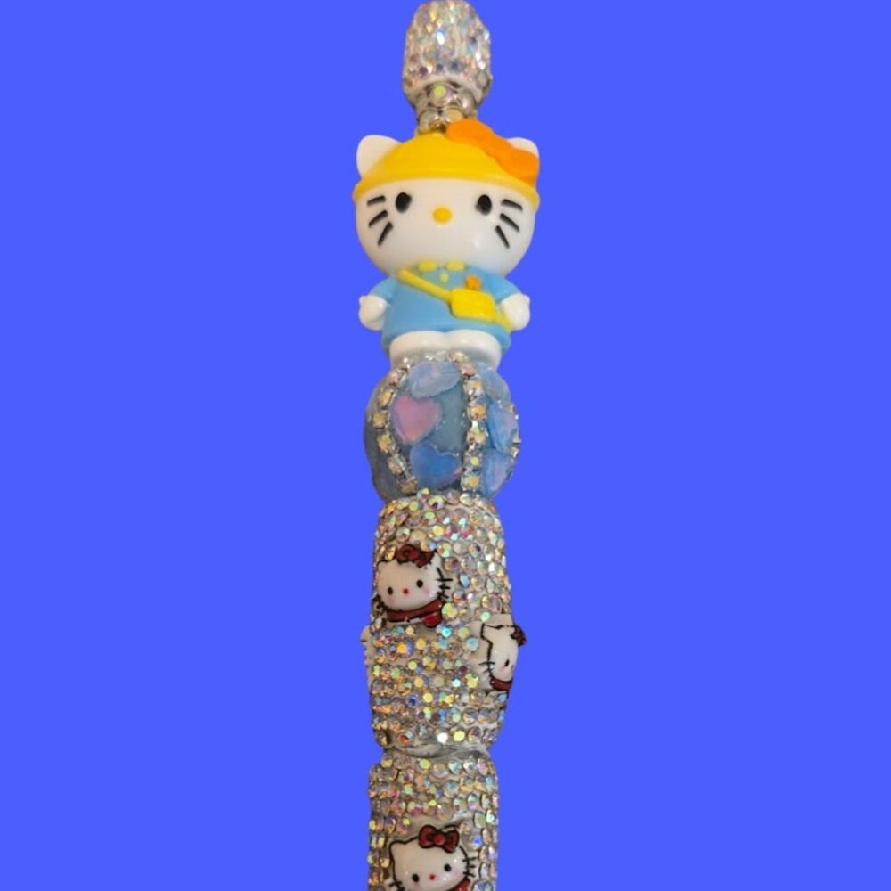 Hello Kitty Rhinestone Ink Pen~ New!!